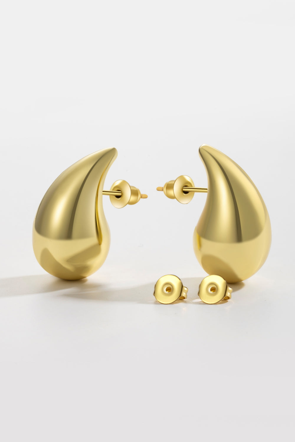 Alani Water Drop Brass Earrings