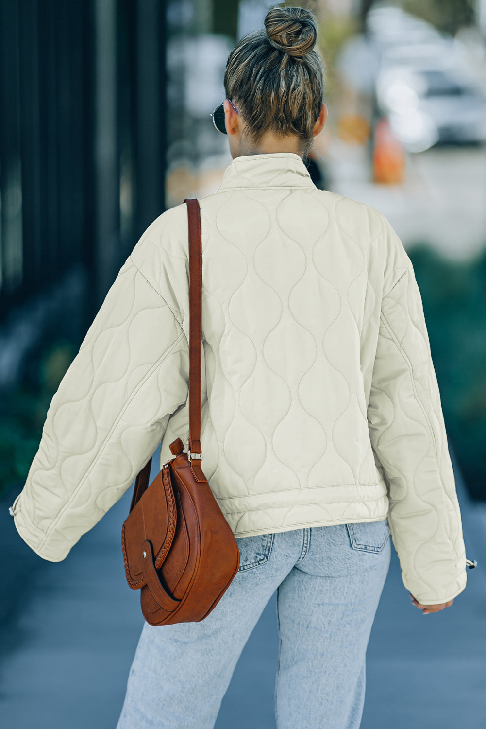 Cece Drawstring Quilted Jacket