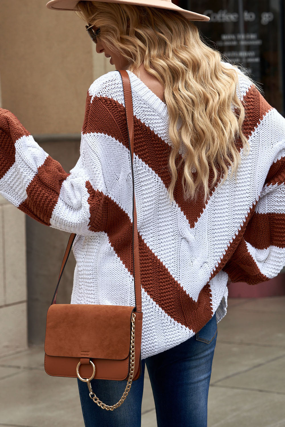 Chelsea Chevron Sweater