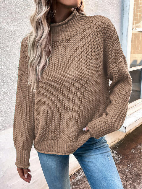 Myra Roll Hem Sweater