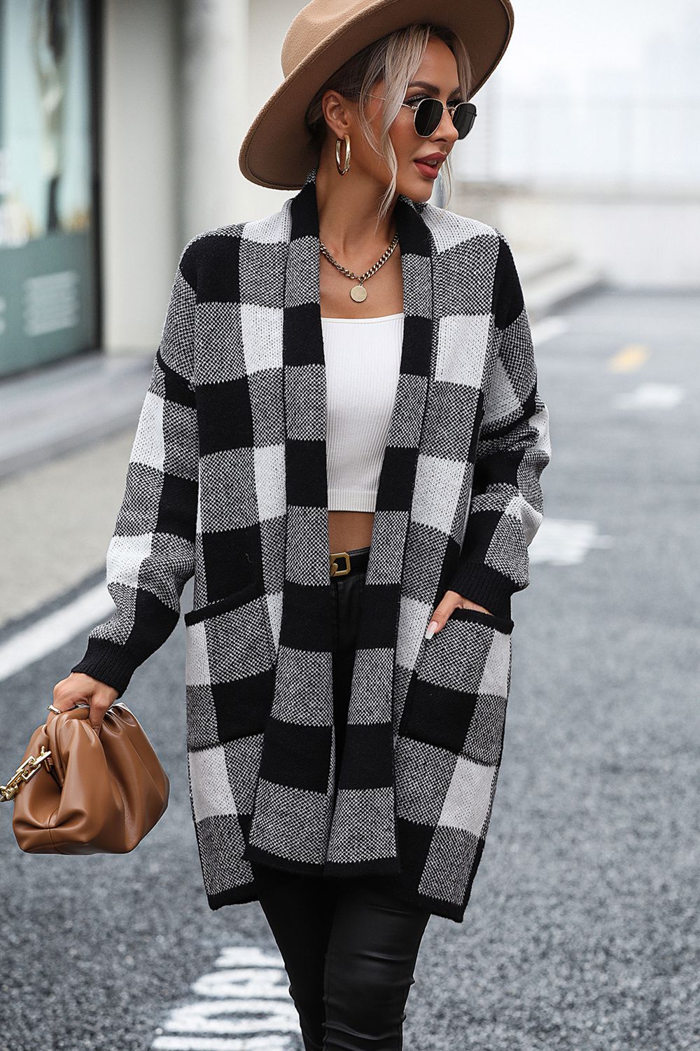 Mabelle Plaid Cardigan