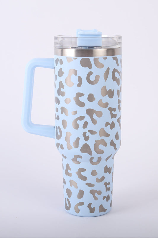 Ryanne Leopard Tumbler in Pastel Blue