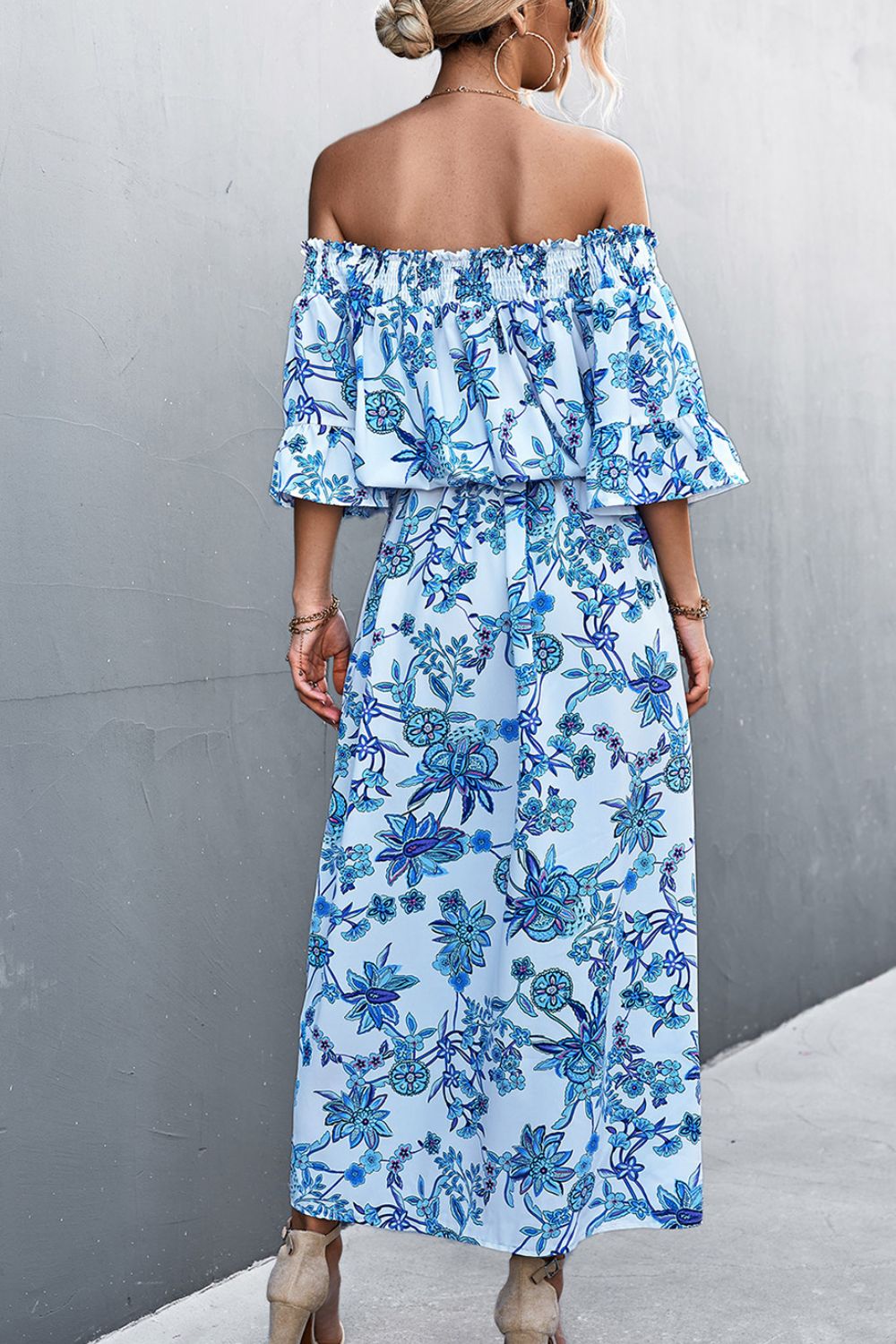 Sawyer Floral Off-Shoulder Dress