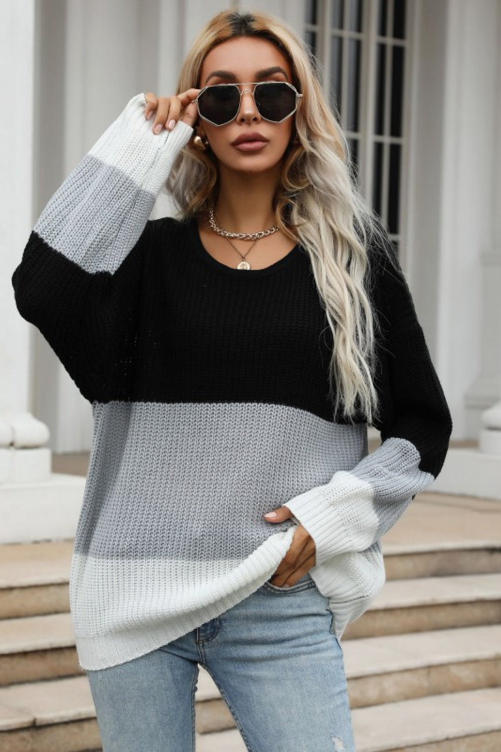 Charlotte Bulky Knit Sweater