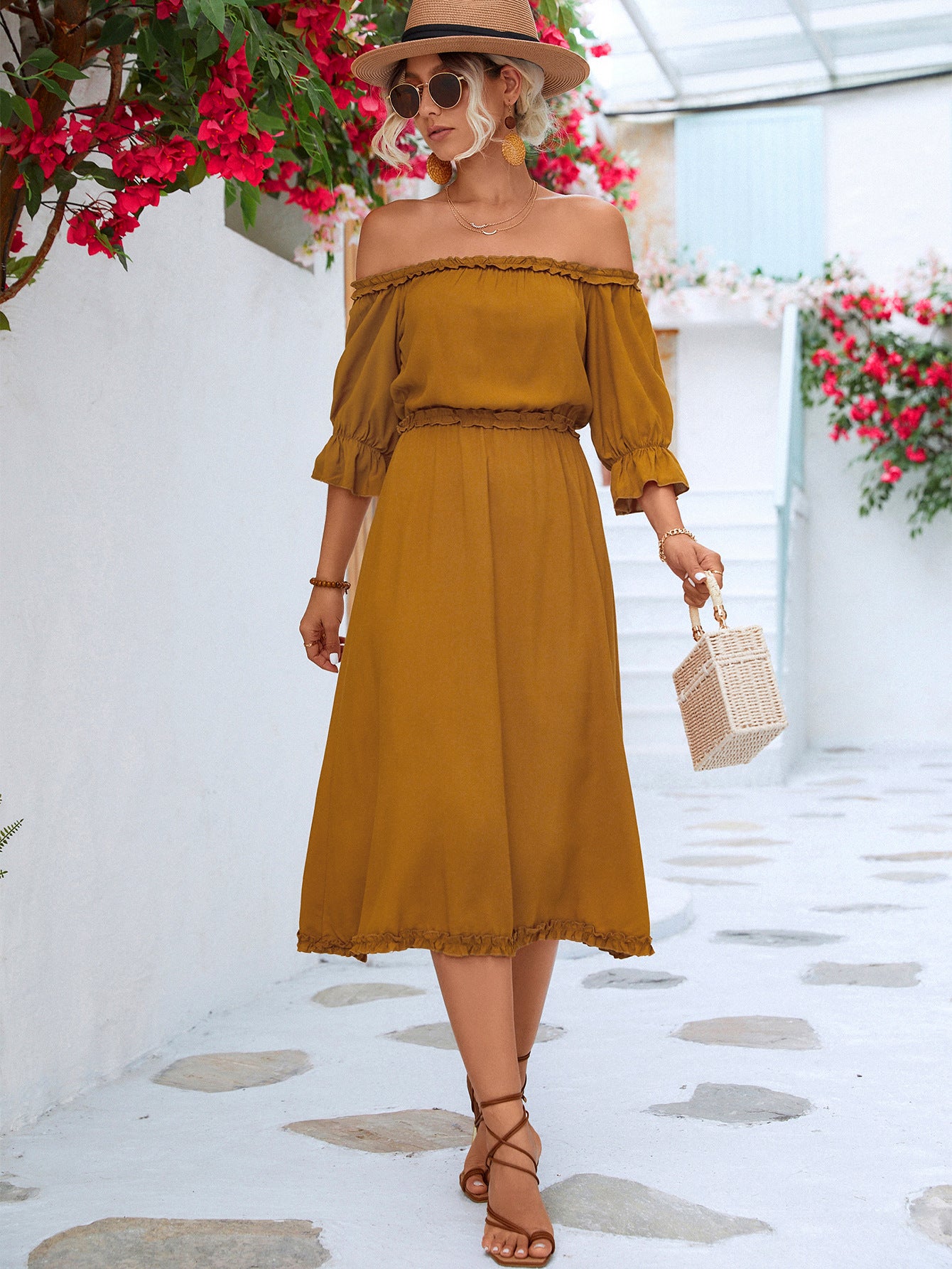 Florinda Off-Shoulder Dress