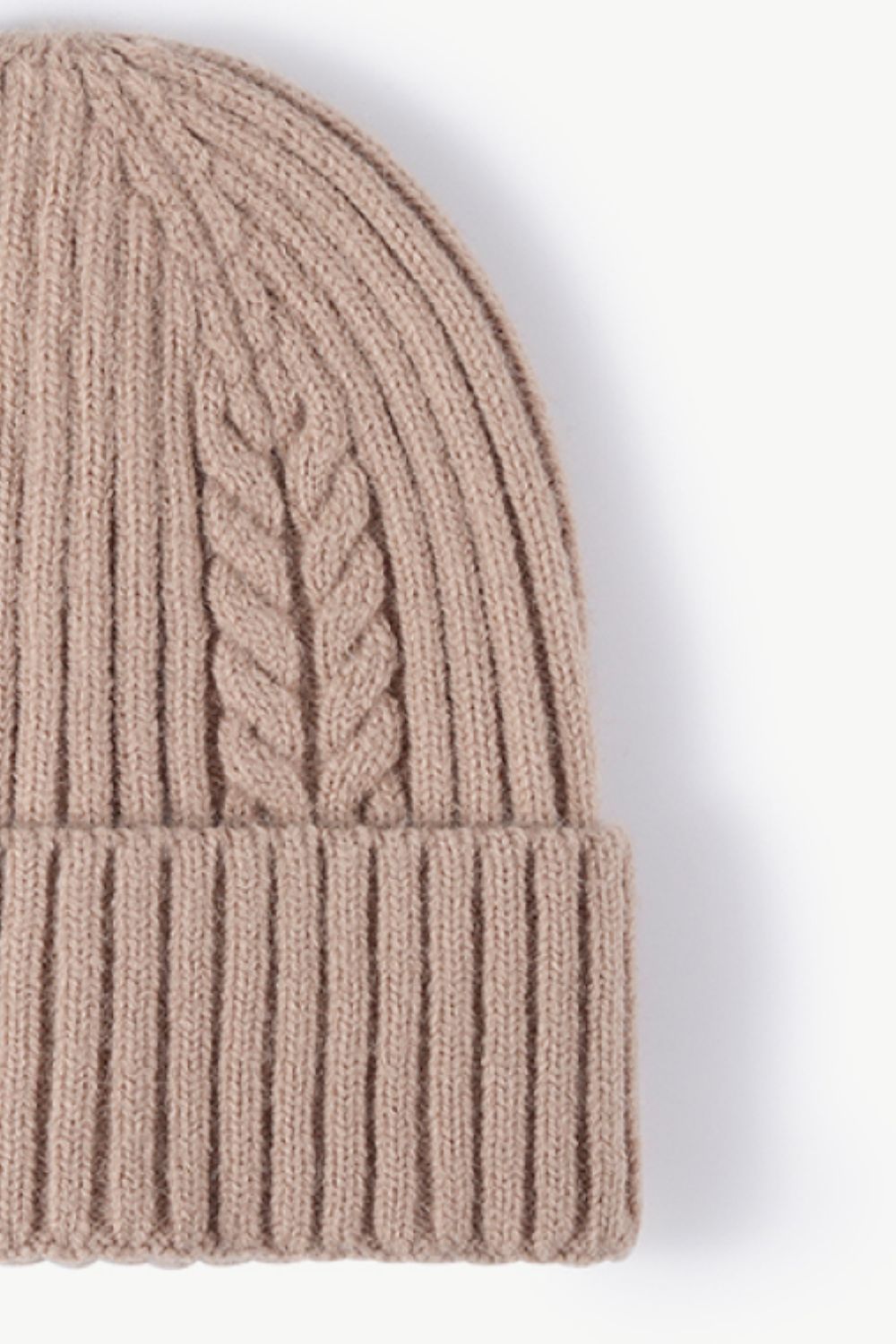 Hana Cable-Knit Cuff Beanie