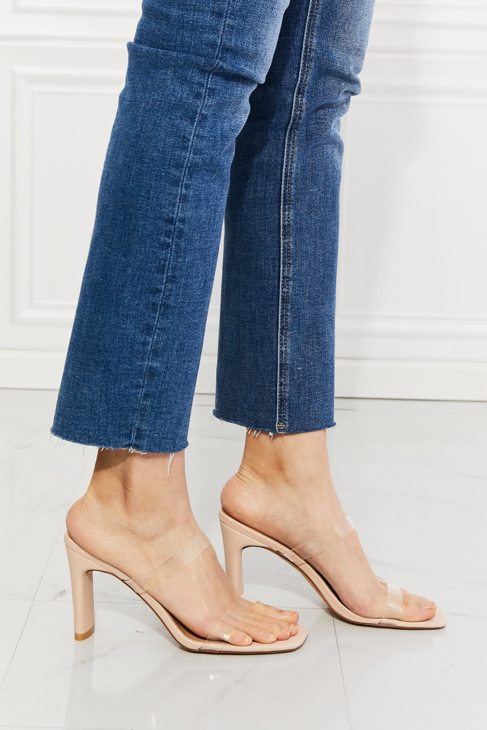 Siena Transparent Heeled Sandal