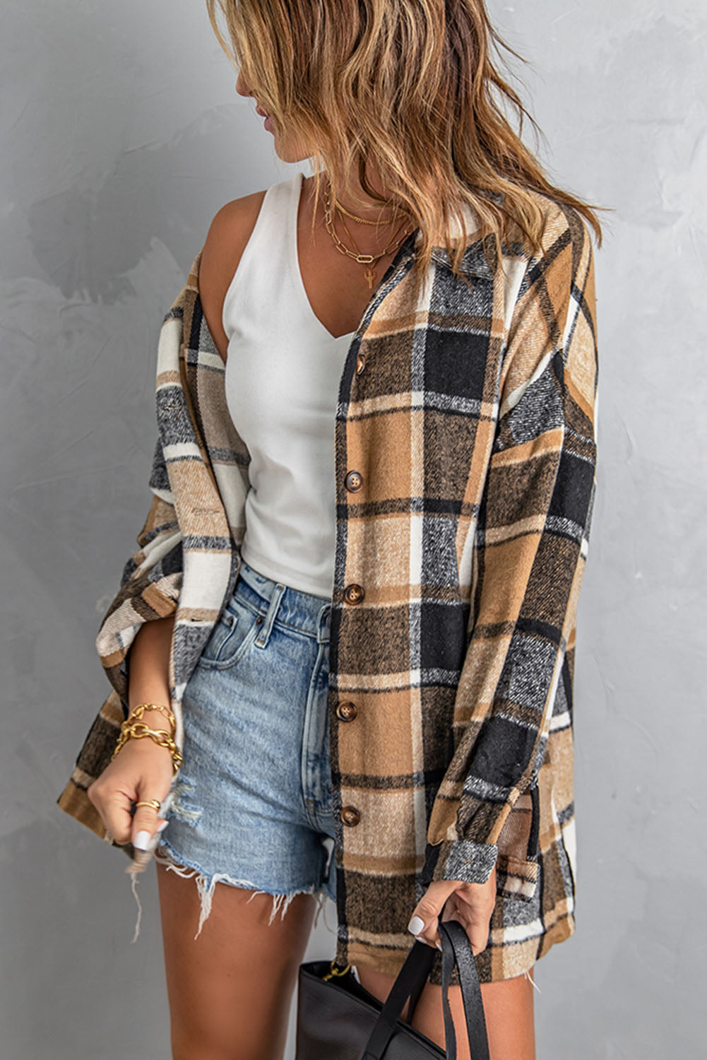 Noa Plaid Shacket