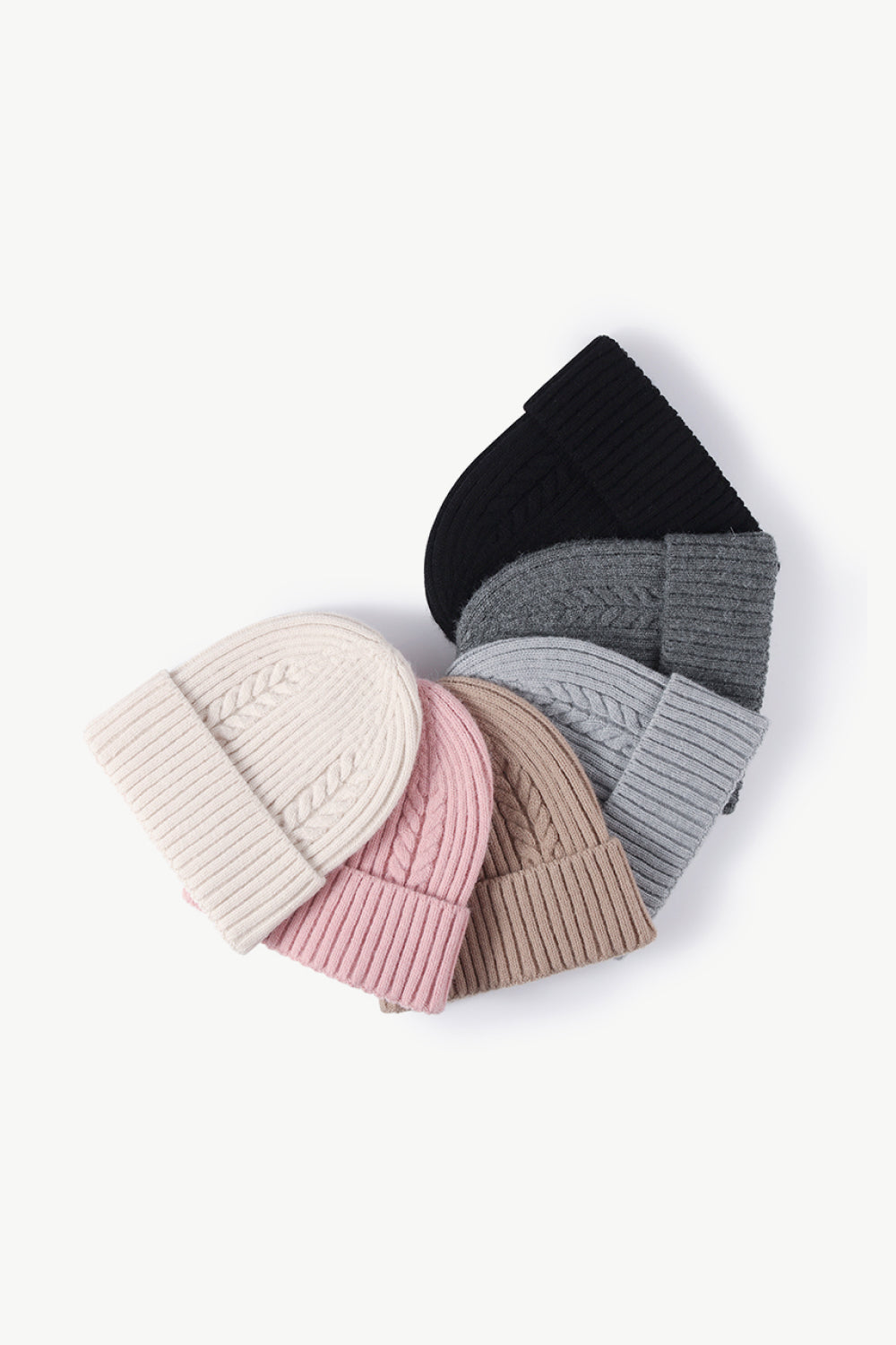 Hana Cable-Knit Cuff Beanie