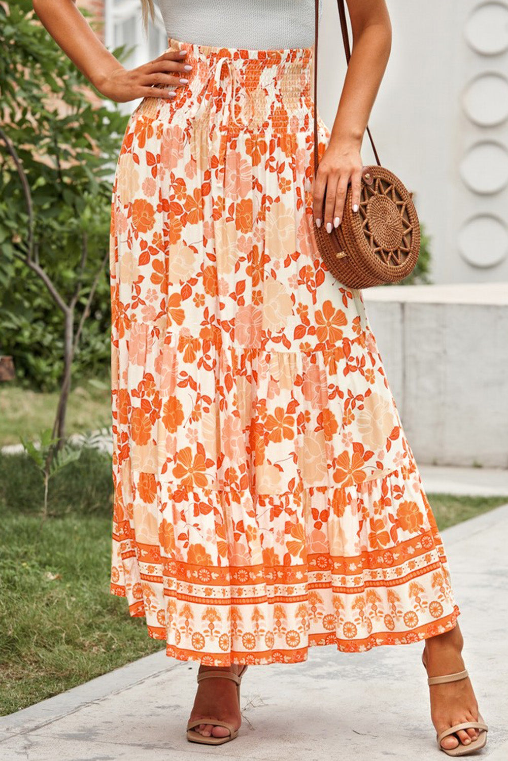 Alma Floral Maxi Skirt