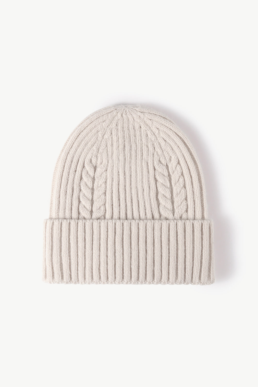 Hana Cable-Knit Cuff Beanie