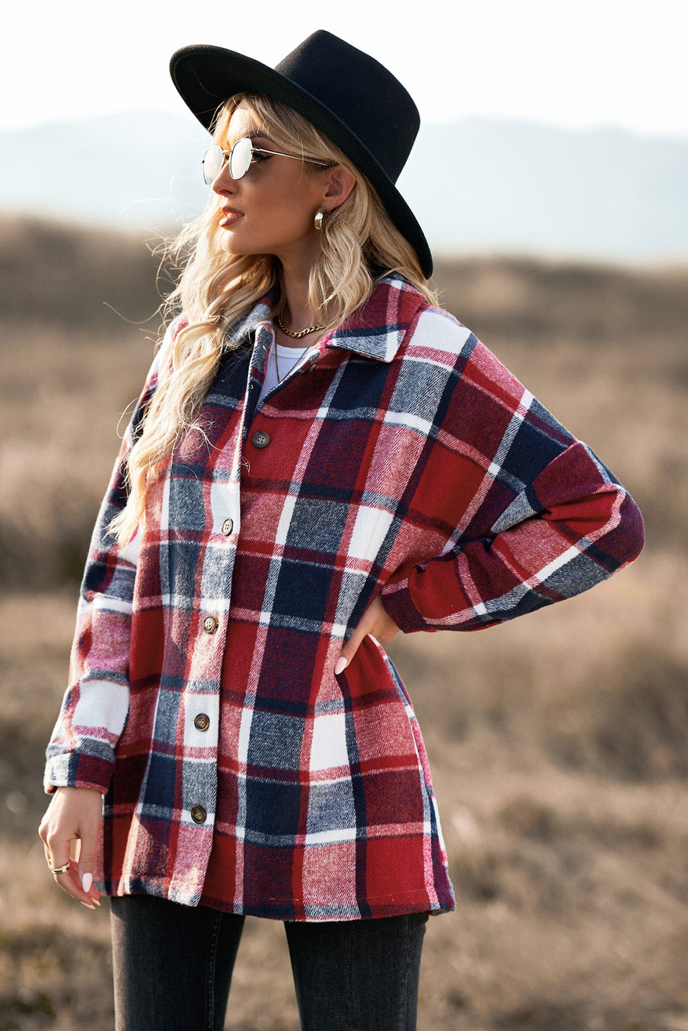 Noa Plaid Shacket