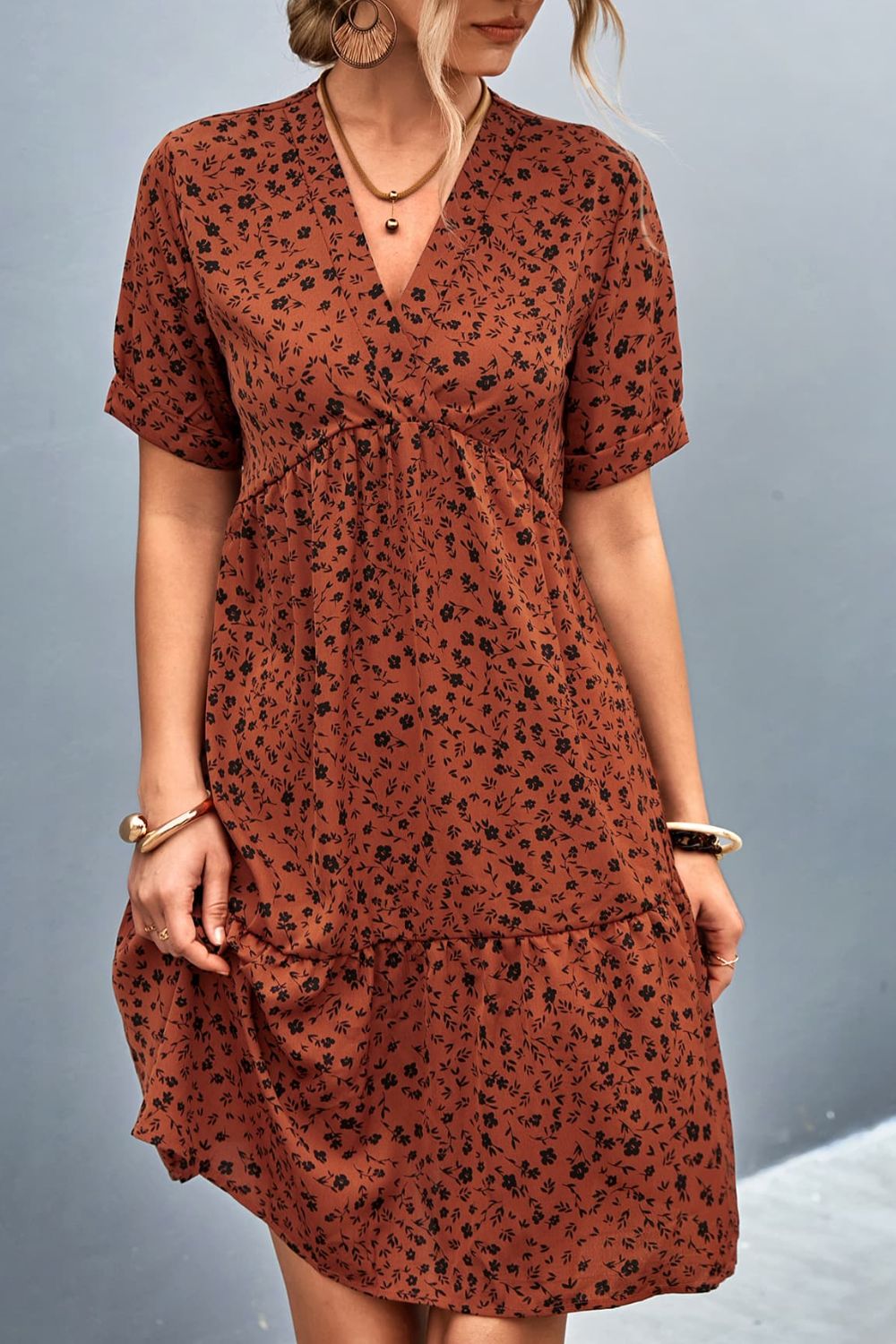 Denver Ditsy Floral Dress