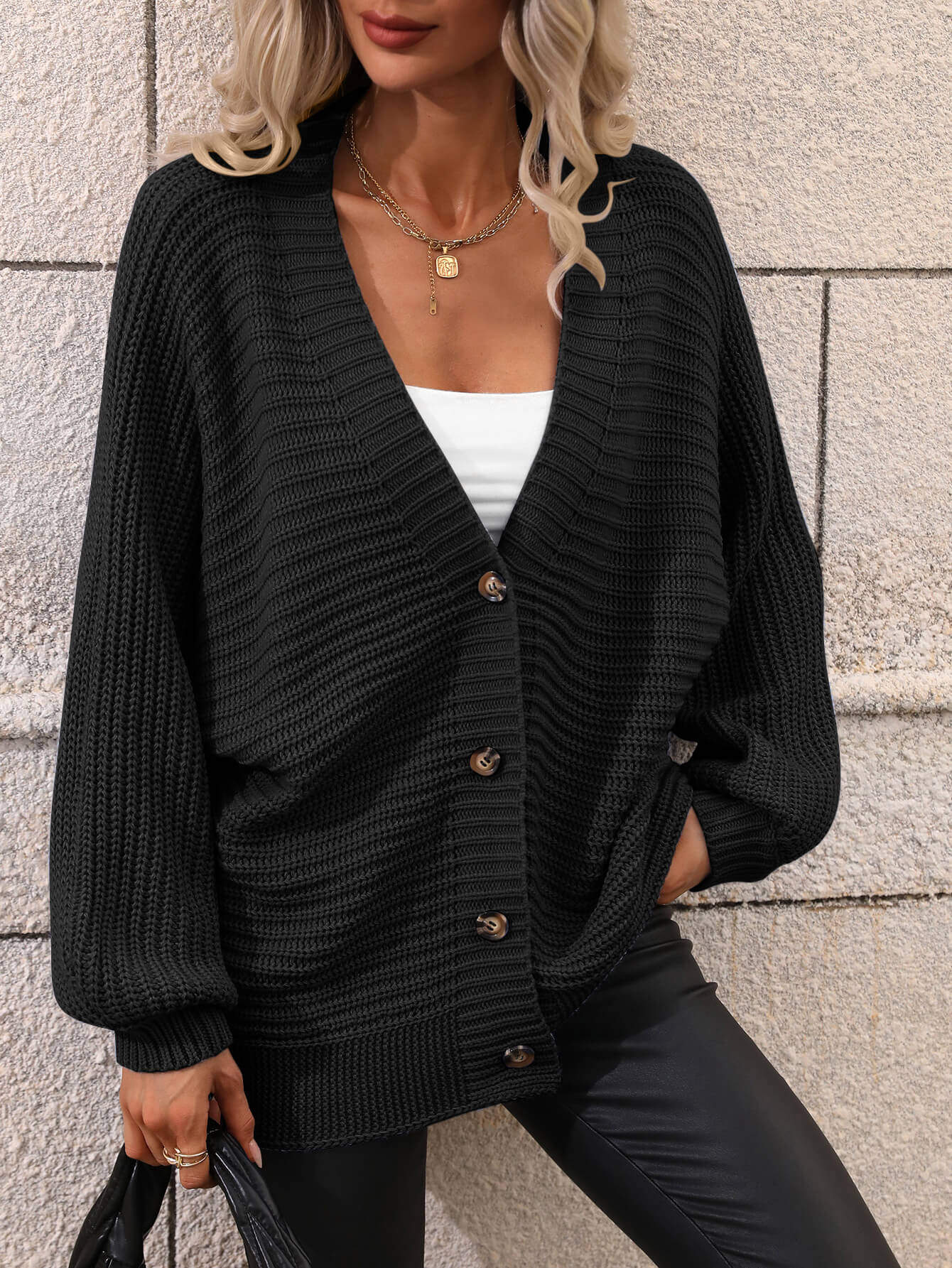 Brielle Button Cardigan