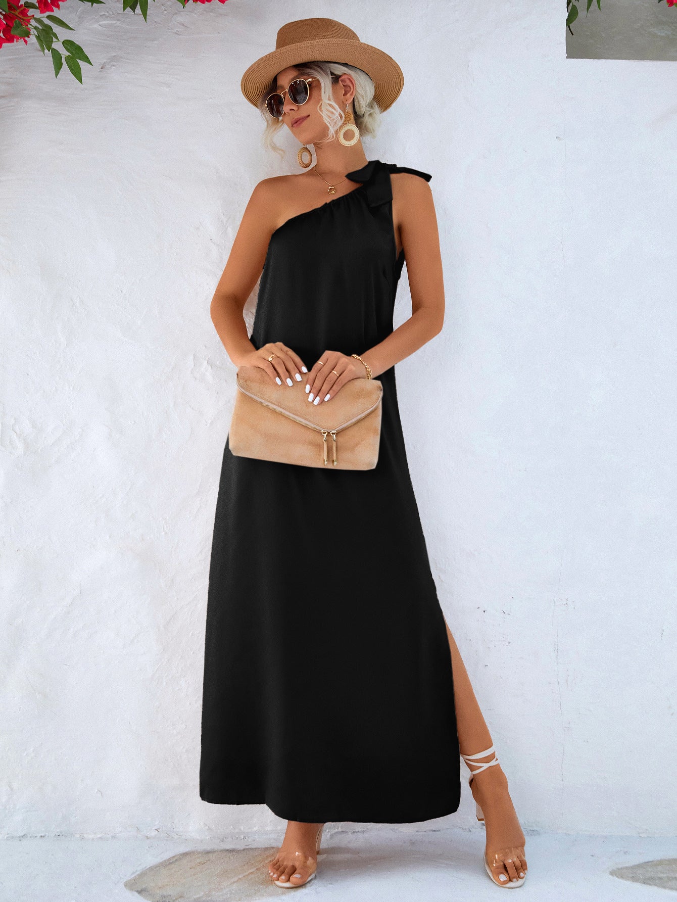 Hadley One-Shoulder Maxi Dress