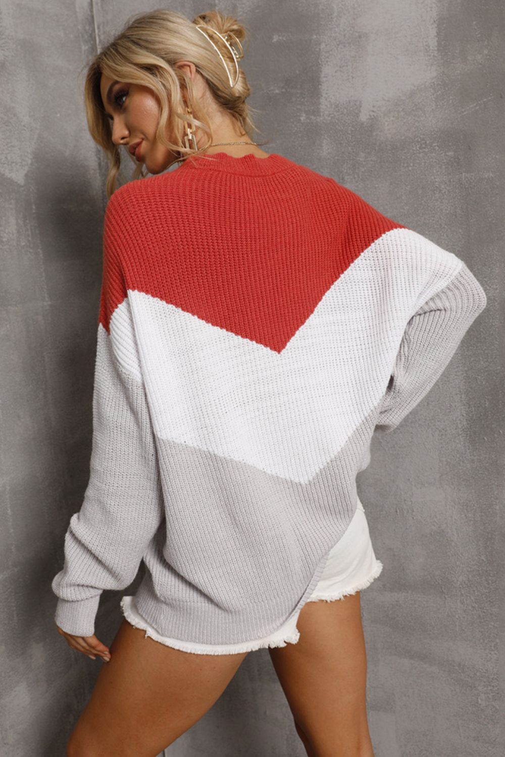 Calista Block Sweater