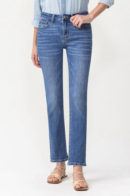 Blake Midrise Slim Ankle Straight Jeans