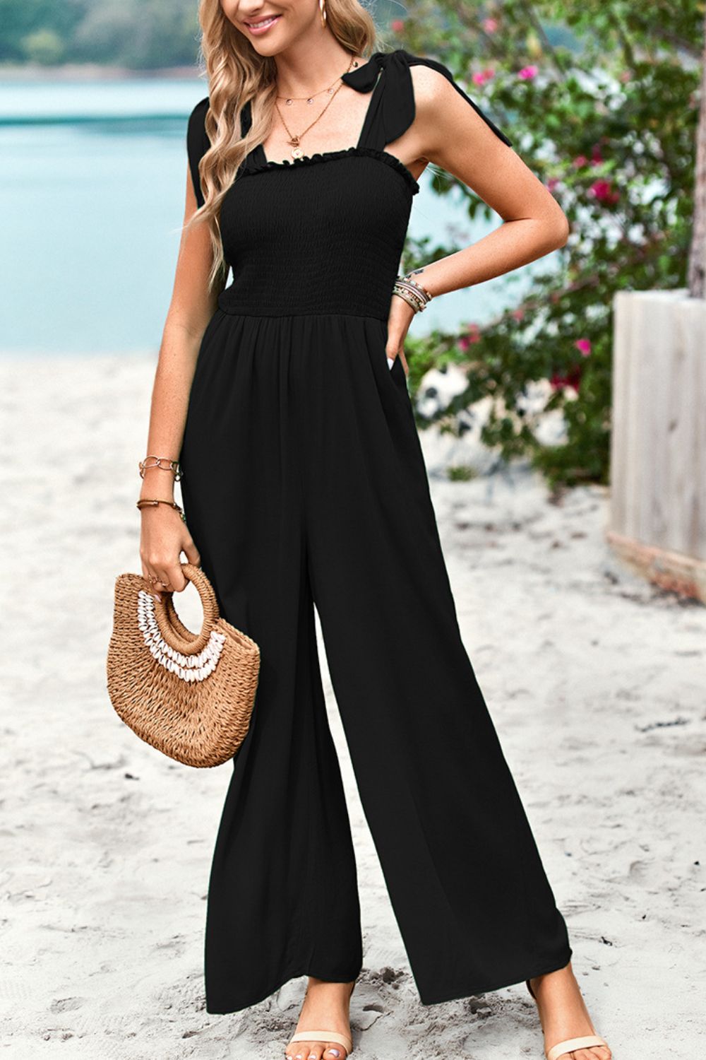 Alia Wide Leg Jumpsuit