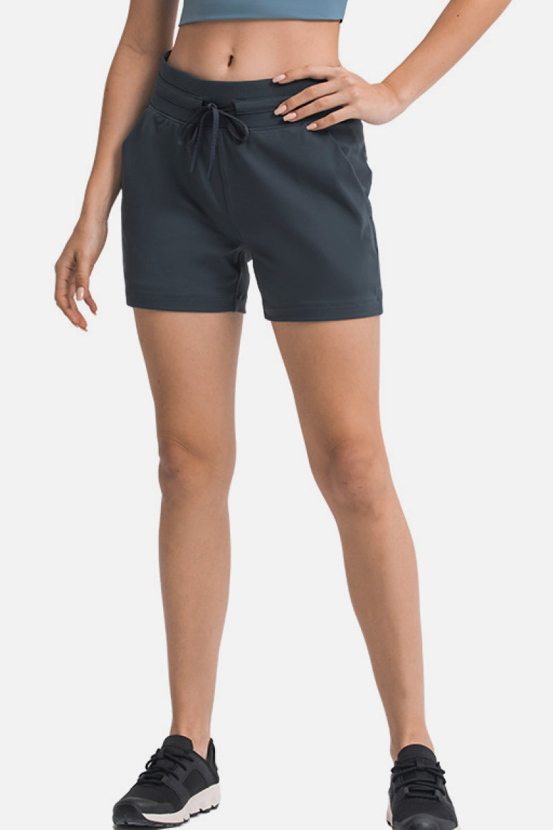 Elyse Waist Tie Active Shorts