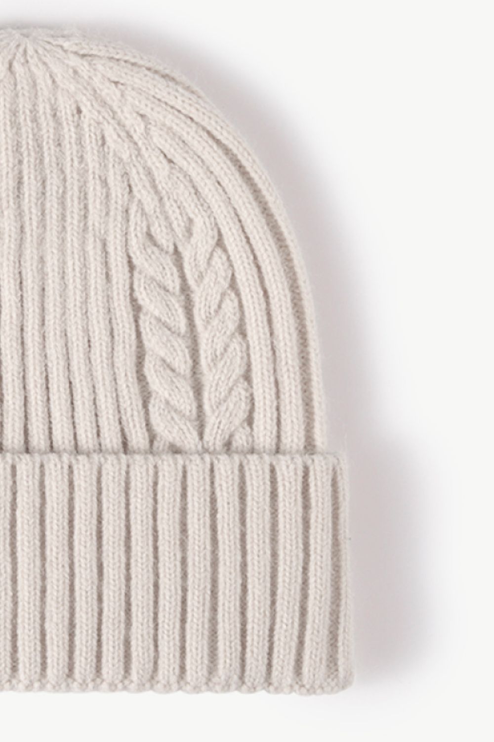 Hana Cable-Knit Cuff Beanie