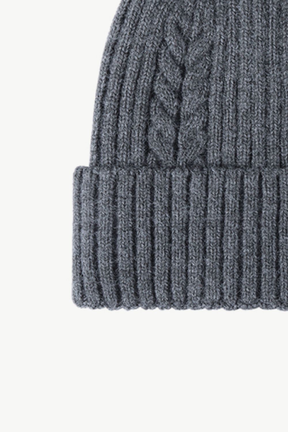 Hana Cable-Knit Cuff Beanie