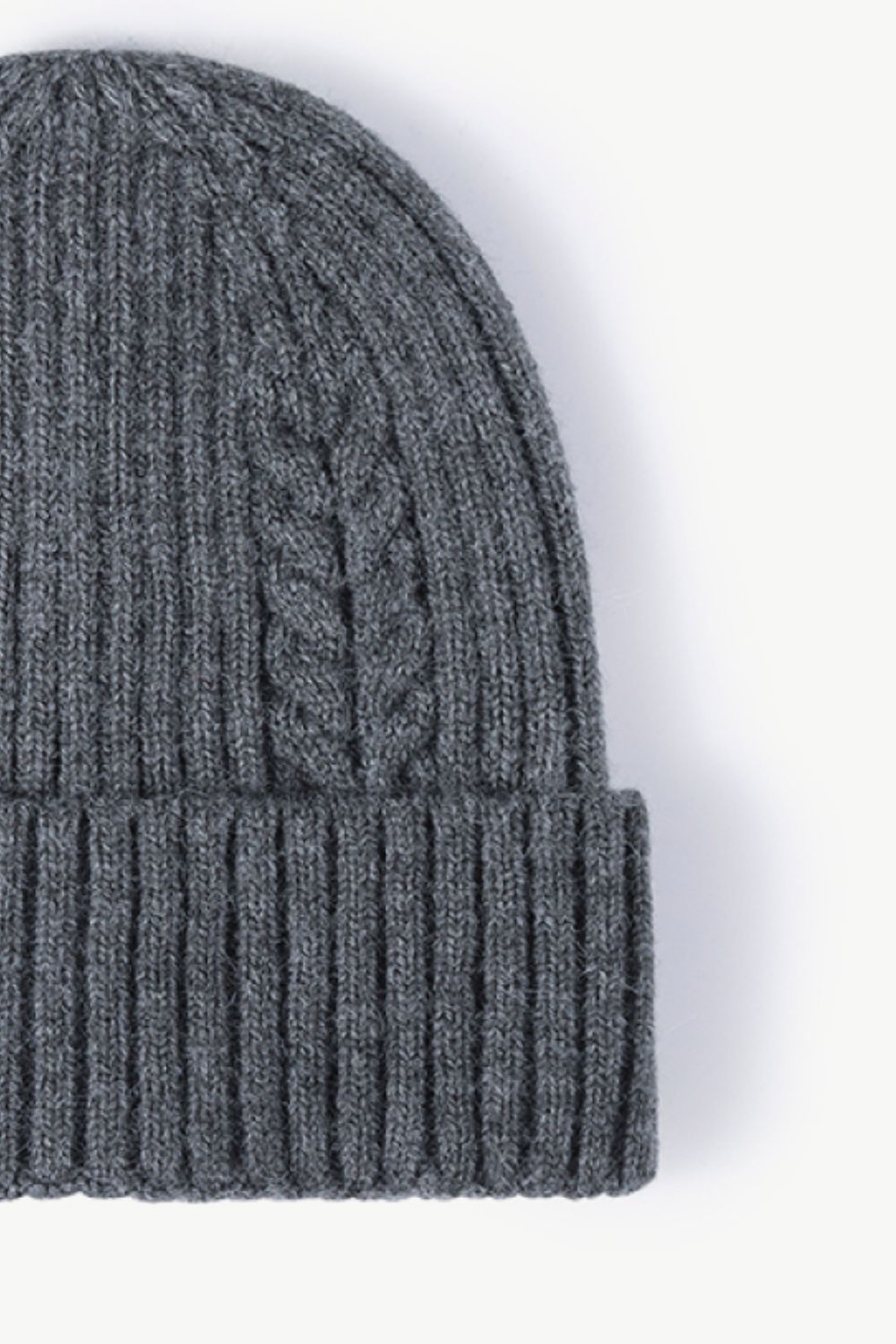 Hana Cable-Knit Cuff Beanie