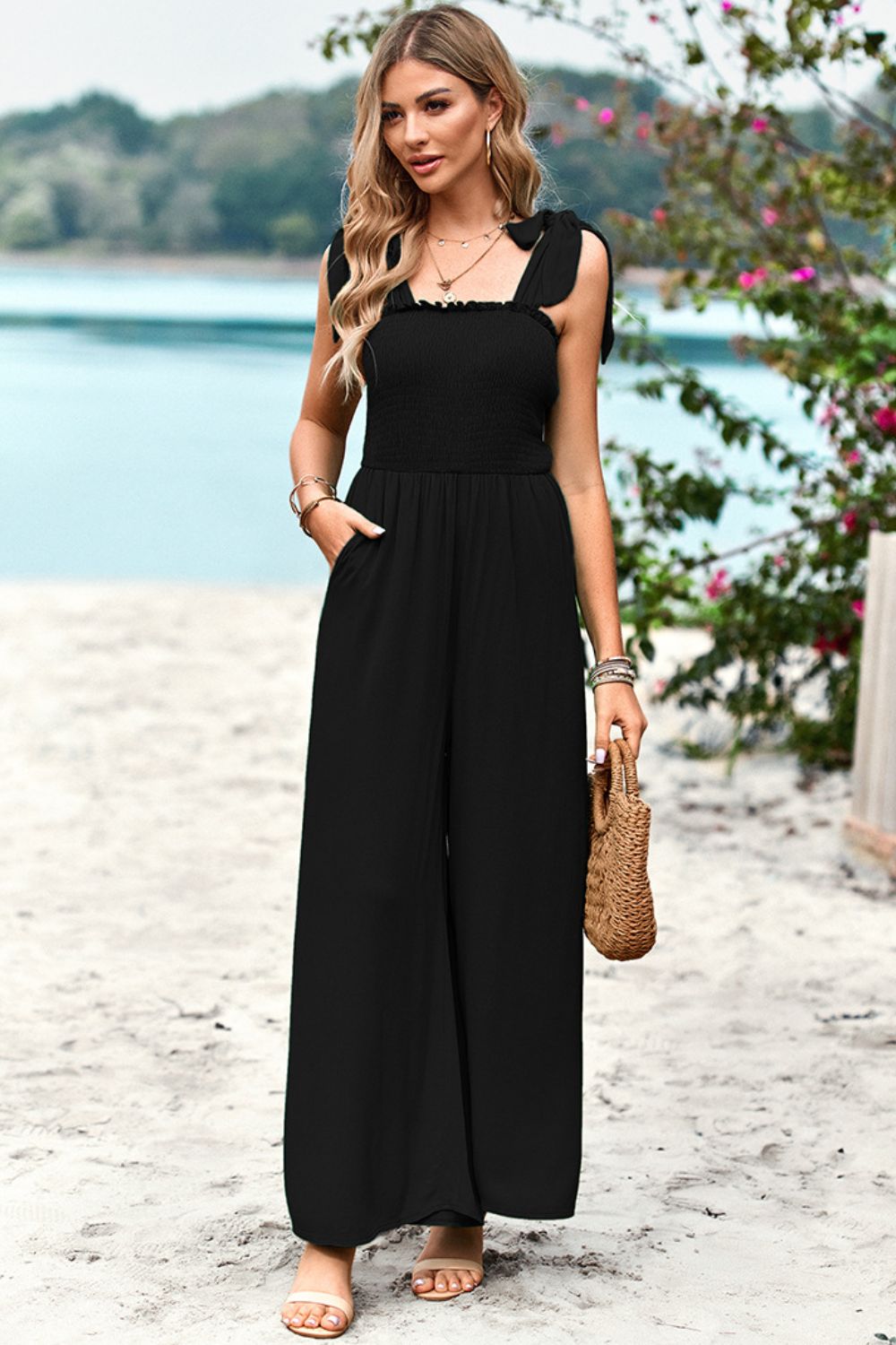 Alia Wide Leg Jumpsuit