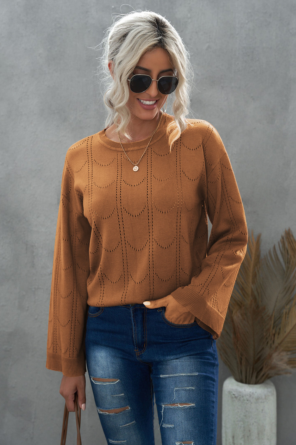 Phebe Flare Sleeve Sweater