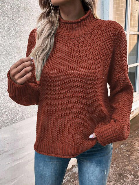 Myra Roll Hem Sweater