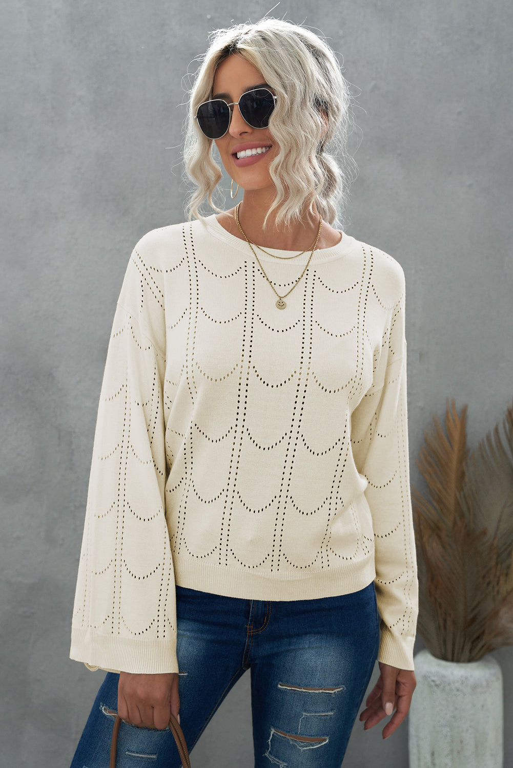 Phebe Flare Sleeve Sweater