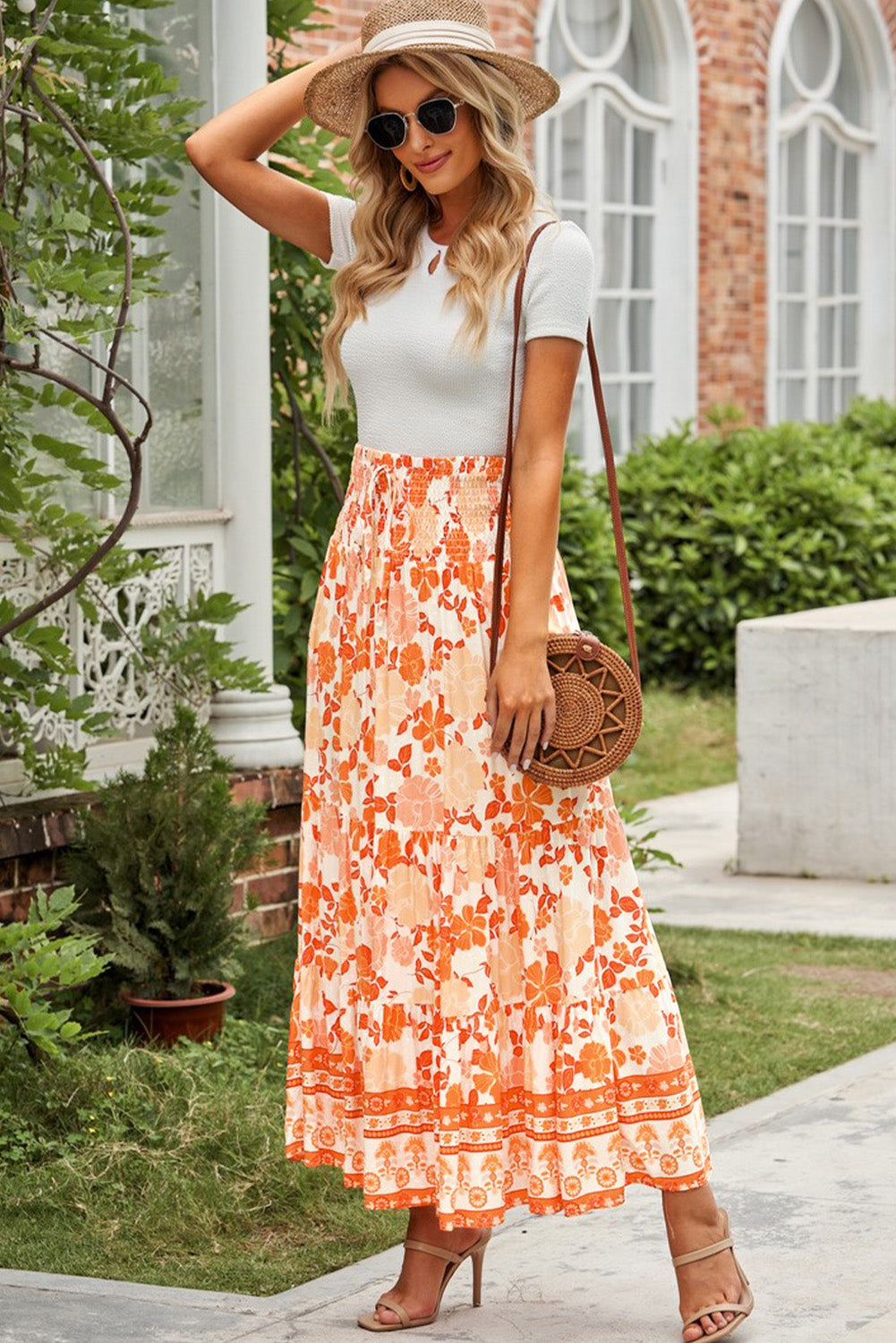 Alma Floral Maxi Skirt