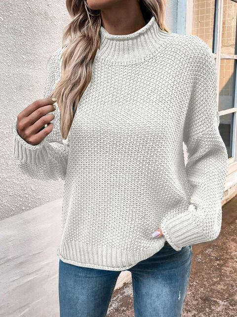 Myra Roll Hem Sweater