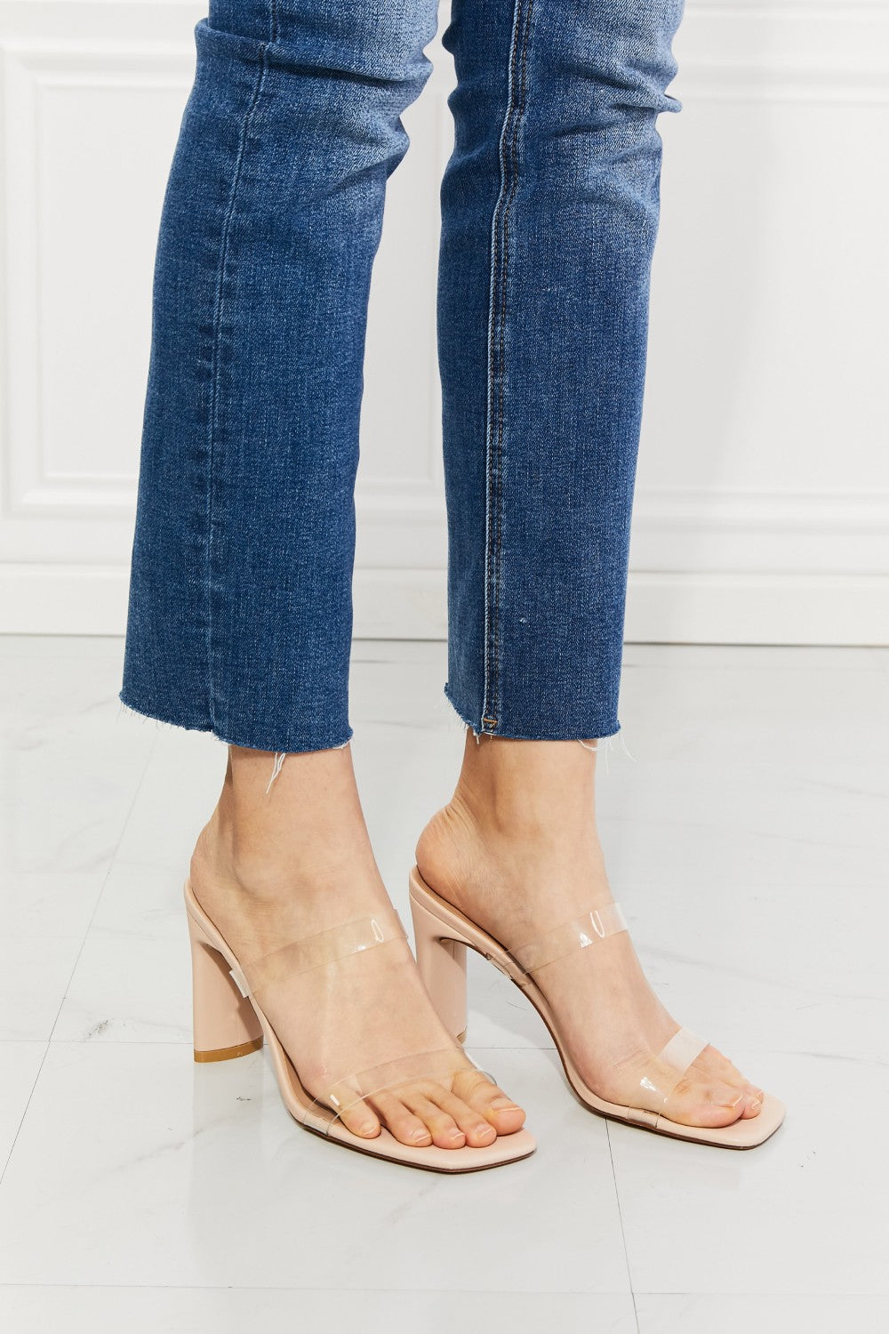 Siena Transparent Heeled Sandal