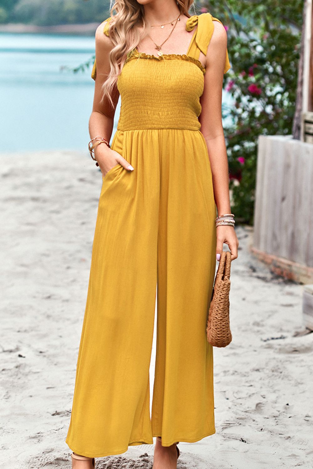 Alia Wide Leg Jumpsuit