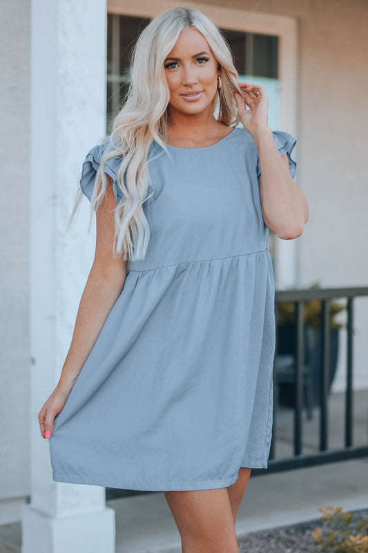 Gracie Flutter Sleeve Dress