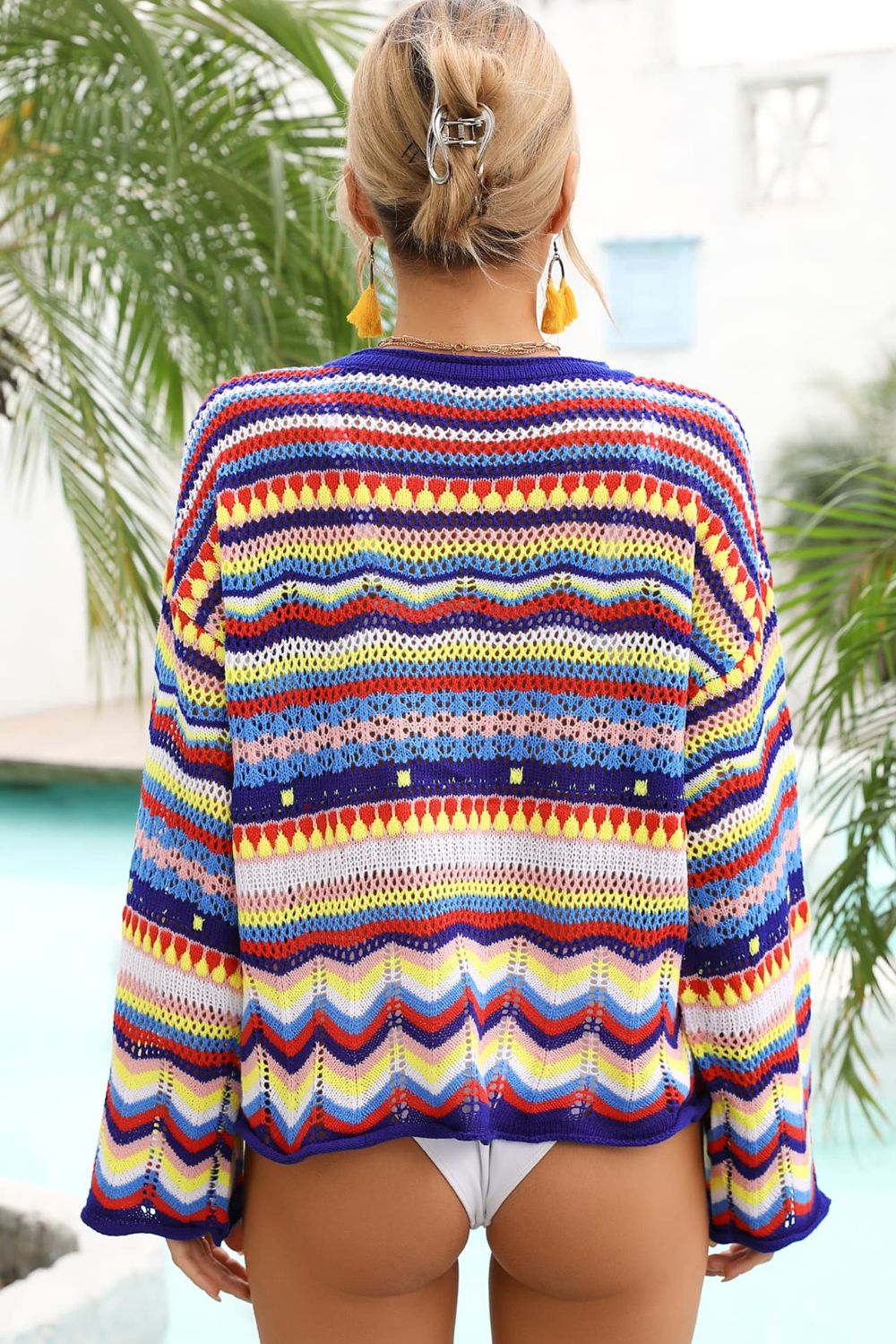 Alma Multicolored Stripe Cover-Up