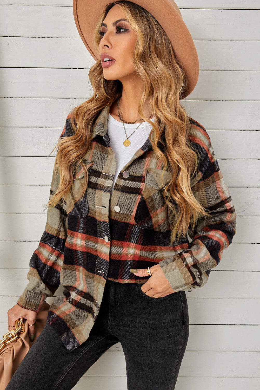 Hannah Plaid Shacket