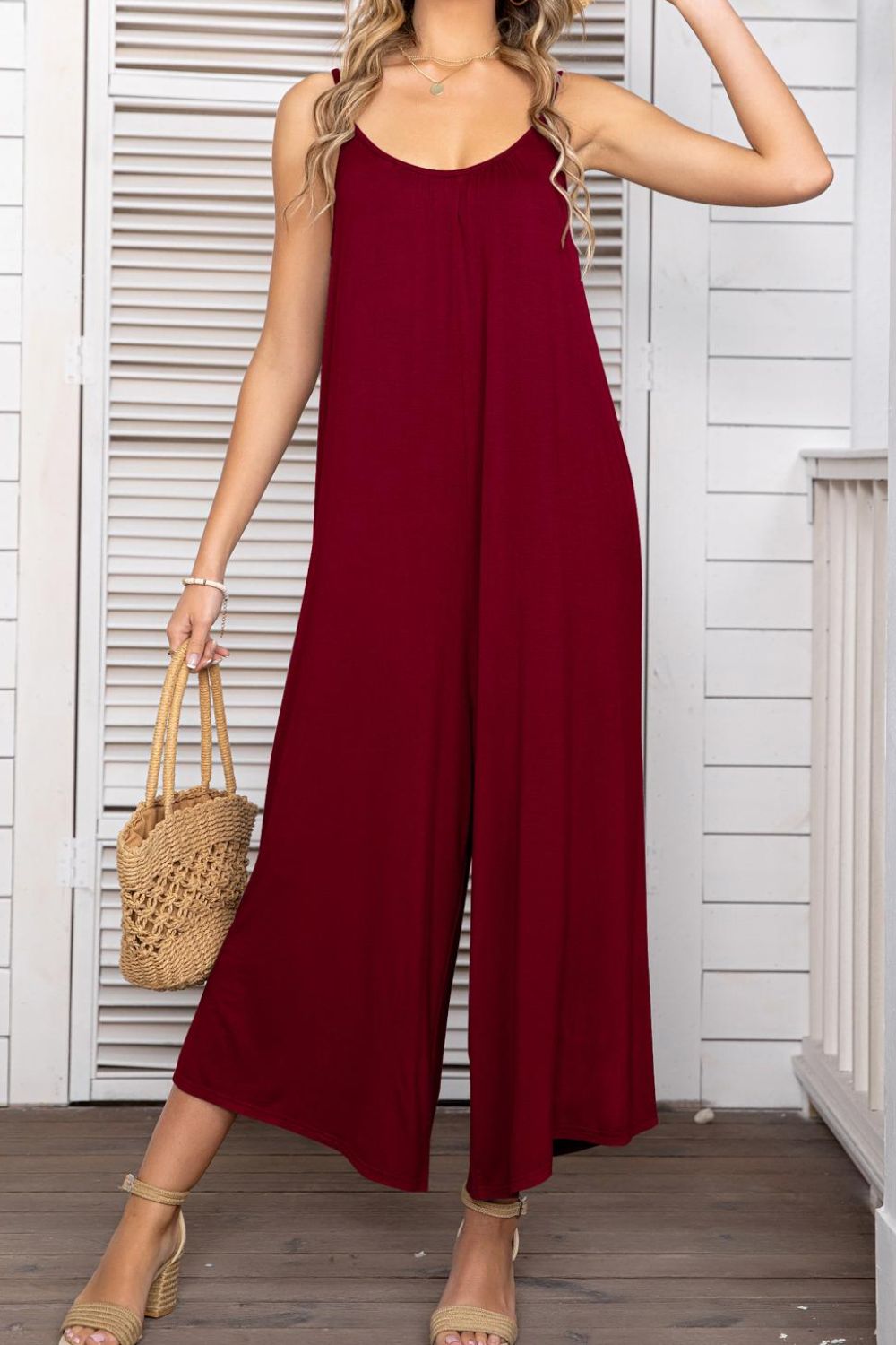 Alora Spaghetti Strap Jumpsuit