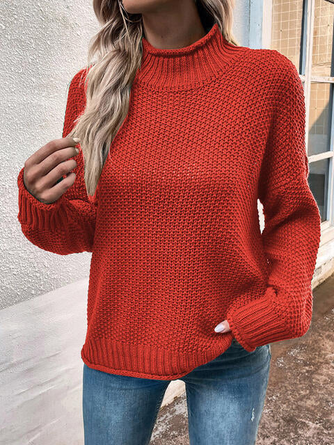 Myra Roll Hem Sweater