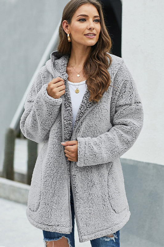 Soraya Hooded Teddy Coat