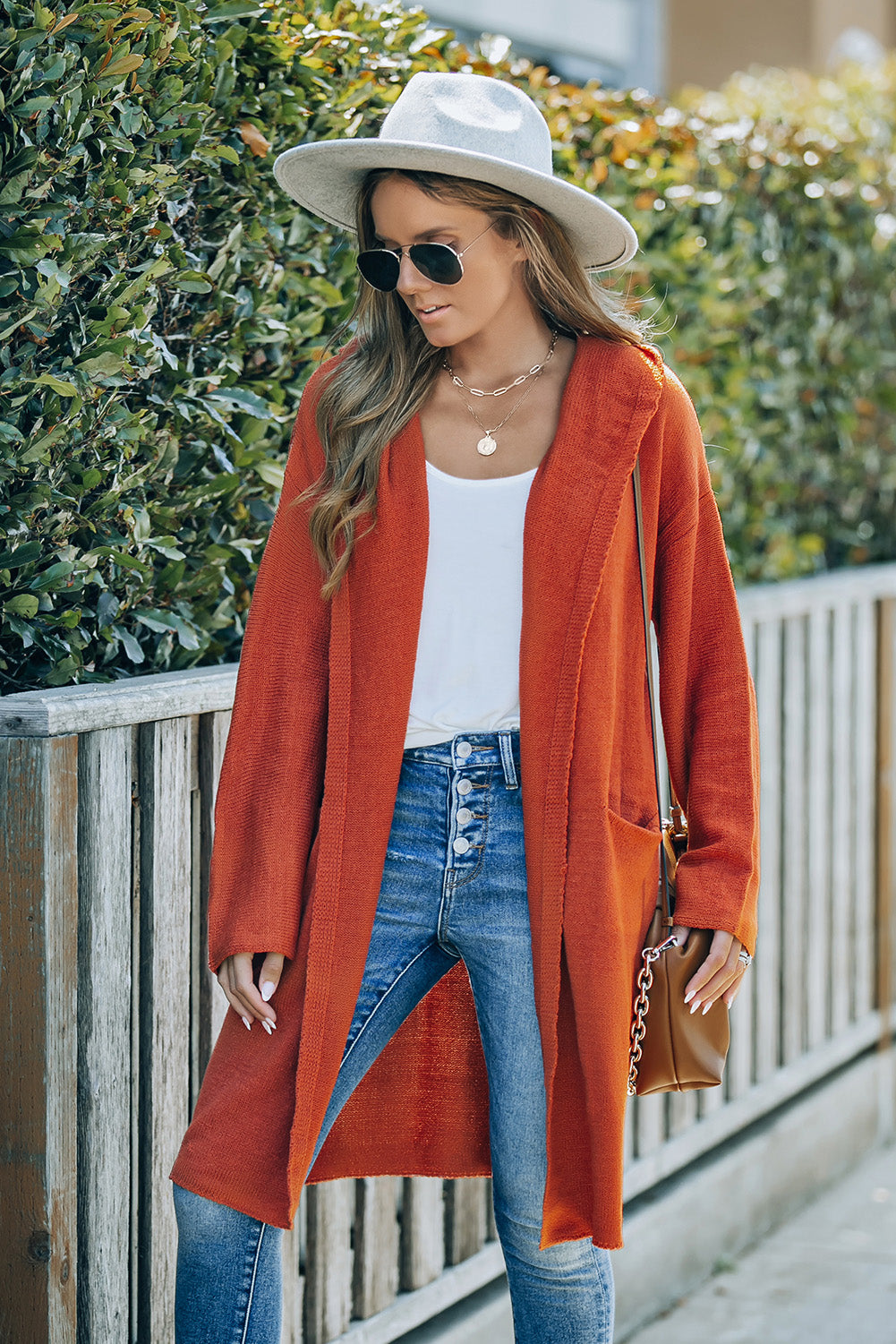 Ocean Longline Hooded Cardigan