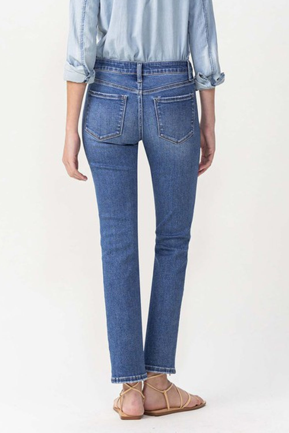 Blake Midrise Slim Ankle Straight Jeans