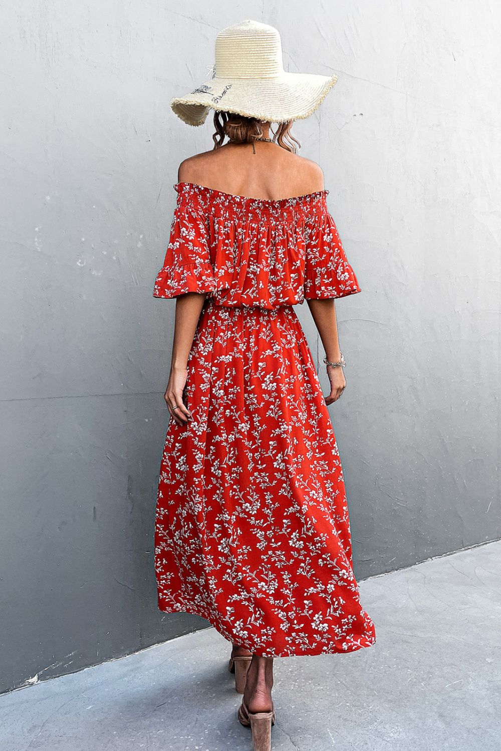 Sawyer Floral Off-Shoulder Dress