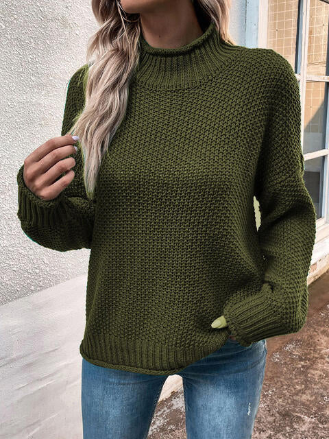 Myra Roll Hem Sweater